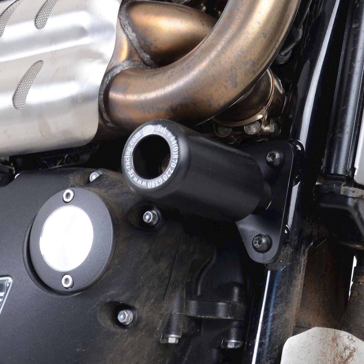 R&G Racing Crash Protectors (classic style) for Triumph Scrambler 1200 '19-'20 R&G Racing Crash Protectors (classic style) for Triumph Scrambler 1200 '19-'20